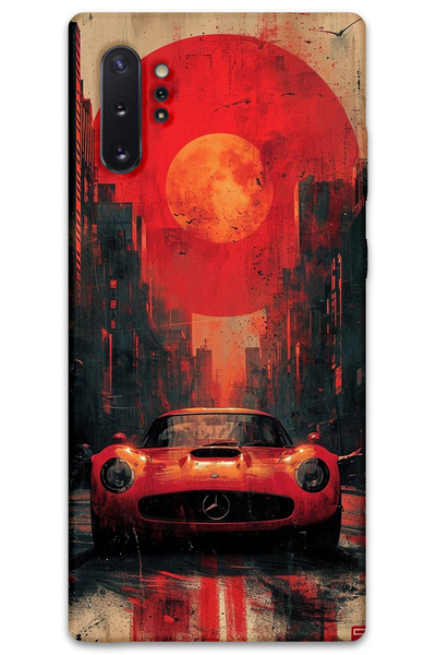 MRCİLETİSİM غطاء خلفي لهاتف سامسونج جالاكسي نوت 10 بلس بنمط HD مطبوع - مرسيدس...