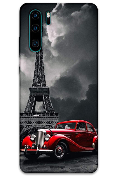 MRCİLETİSİM غطاء خلفي لهاتف هواوي P30 برو بنمط HD مطبوع - كول إيفل