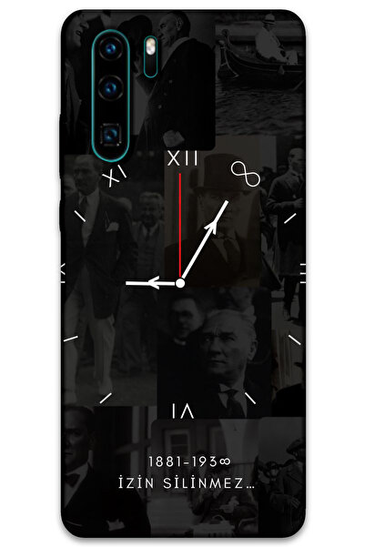 MRCİLETİSİM غطاء خلفي لهاتف هواوي P30 برو بنمط HD مطبوع - أتاتورك 9-15