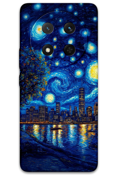 MRCİLETİSİM غطاء خلفي لهاتف هواوي هونور ماجيك 7 لايت بنمط HD مطبوع - فن الشاطئ