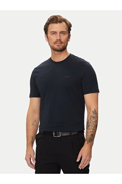 BOSS Regular Fit Logolu Pamuklu Tişört
