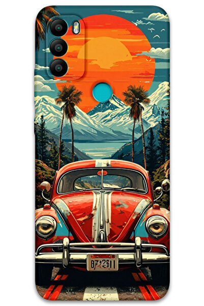 MRCİLETİSİM غطاء خلفي من جينرال موبايل GM 21 Plus بنمط HD مطبوع - Vosvos Ay