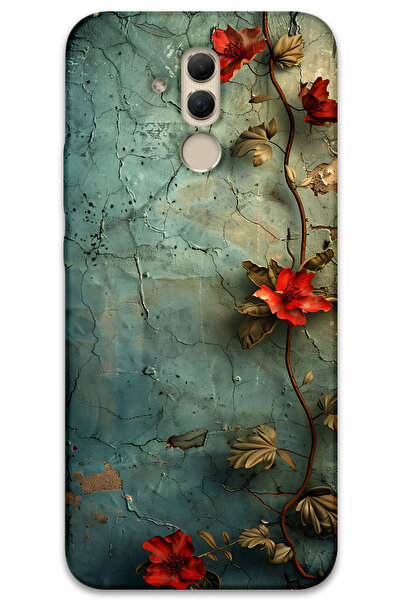 MRCİLETİSİM غطاء خلفي لهاتف هواوي ميت 20 لايت بنمط HD مطبوع - زهرة اللبلاب