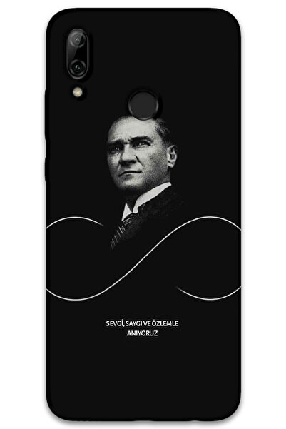 MRCİLETİSİM غطاء خلفي لهاتف هواوي بي سمارت 2019 بنمط HD مطبوع - أتاتورك إنفينيتي