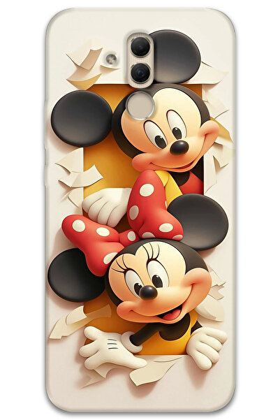 MRCİLETİSİM غطاء خلفي لهاتف هواوي ميت 20 لايت بنمط HD مطبوع - ميكي 2