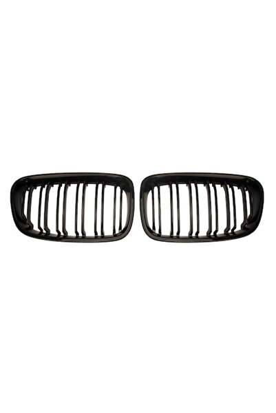 RADUS Grile duble pentru BMW Seria 1 F20 F21 (2011-2014), Negru lucios