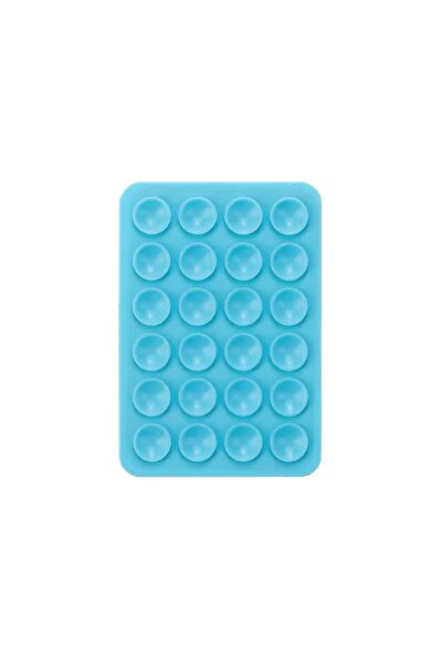 ila bags حامل هاتف من السيليكون مع شفاط – لاصق قوي على ظهر الهاتف