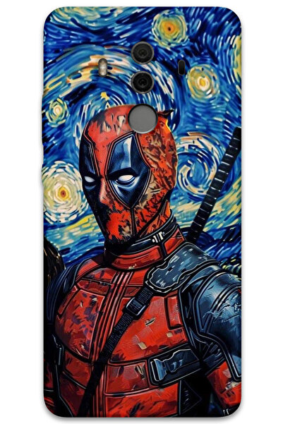 MRCİLETİSİM غطاء خلفي لهاتف هواوي ميت 10 برو بنمط HD مطبوع - ديدبول