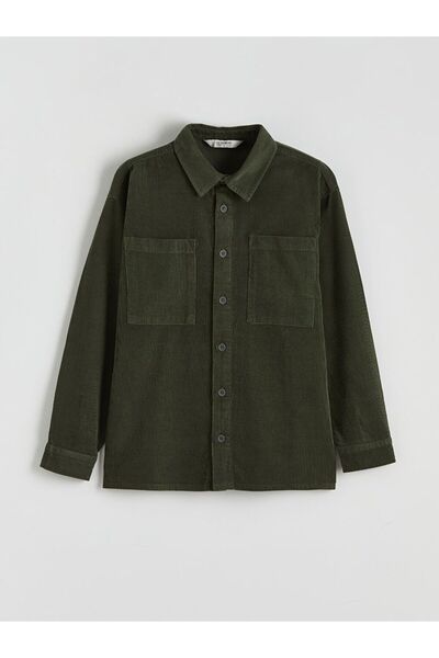 LC Waikiki Cămașă pentru băieți din catifea LCW Kids