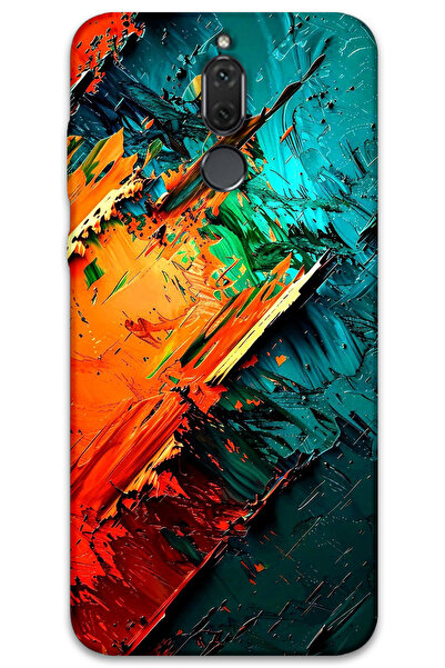 MRCİLETİSİM غطاء خلفي لهاتف هواوي ميت 10 لايت بنمط HD مطبوع - كريستال