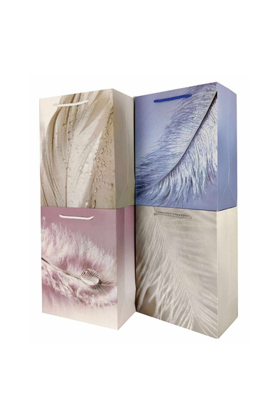 Mirific Party Set de 4 pungi cadou multicolore, 32 x 26 x 12 cm, pene, PZ3759