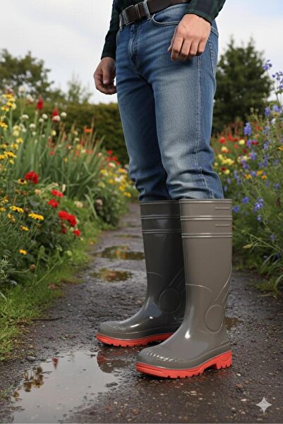 fort 1199 Ulaş 37 cm Length Pvc 100% Waterproof Agricultural Farmer Irrigation Work Boots