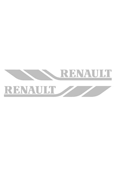 Oracal Stickere laterale Renault, 40cm, gri
