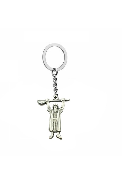 Yuchicly Pir Sultan Abdal Ancient Keychain – Plated, for Women and Men