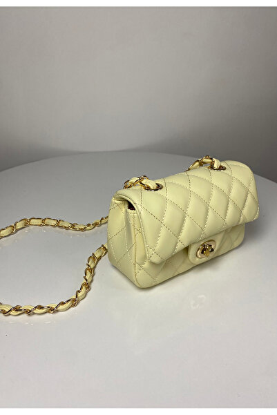 BK Bags & Accessories Mini Quilted Knitted Chain Women's Hand and Shoulder Bag