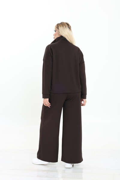 MJORA Modal Fabric Front Pleated Trousers & Adjustable Jacket Top and Bottom Set