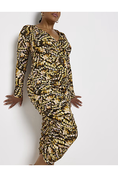 River Island Rochie midi River Island, mix culori