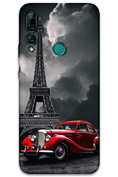 MRCİLETİSİM غطاء خلفي لهاتف هواوي Y9 برايم 2019 بنمط HD مطبوع - كول إيفل