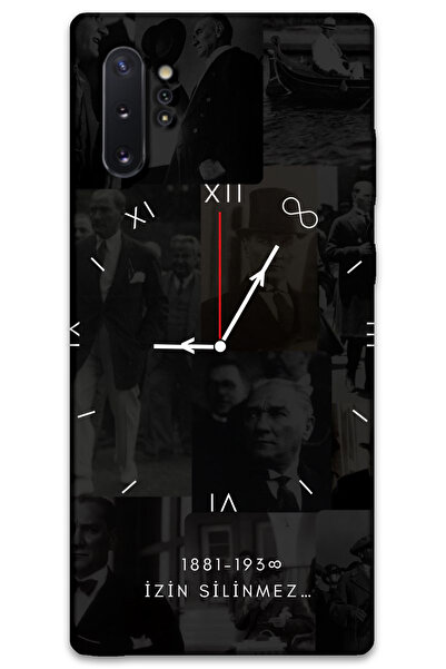 MRCİLETİSİM غطاء خلفي لهاتف سامسونج جالاكسي نوت 10 بلس بنمط HD مطبوع - أتاتورك 9-15