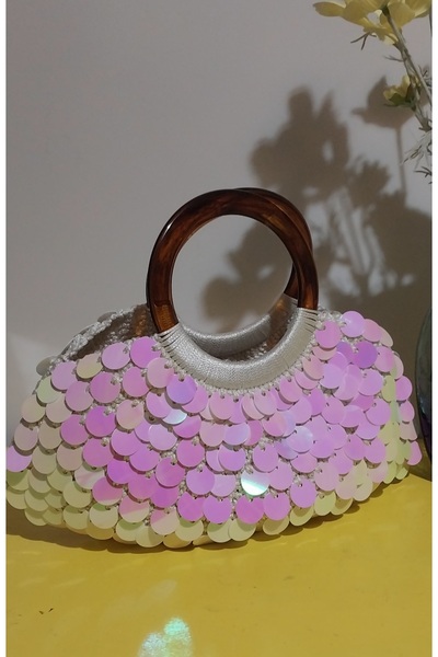 Küfran Örgü pullu çanta