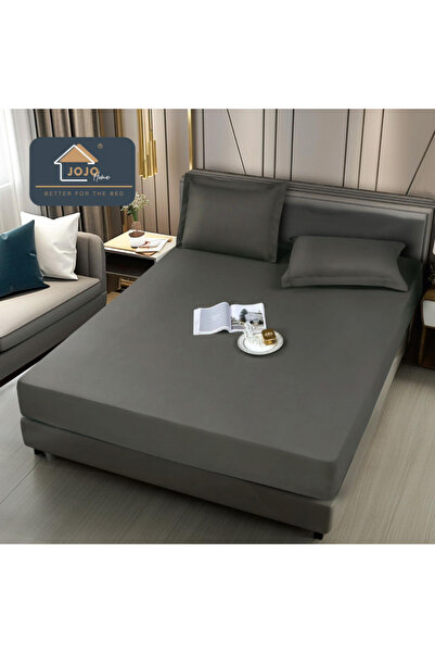 CASIMI Waterproof Mattress Cover Dark Gray 160 x 200 cm