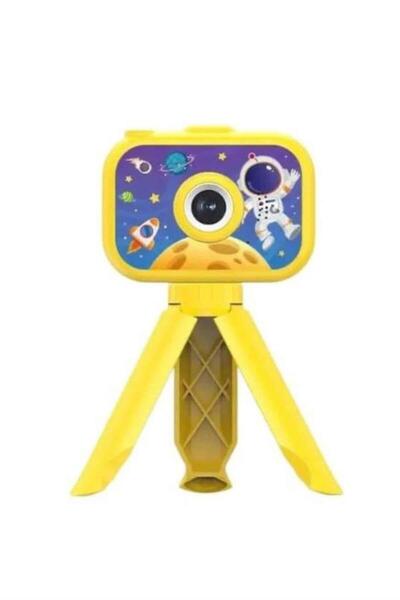 Çocuklara Özel Ayaklı Mini Fotoğraf Makinesi Dijital LCD Ekran - TEOLSA8915-4846