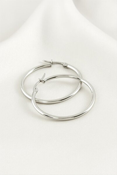 noip Halka Luxury Steel Earrings 4 cm