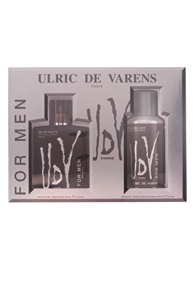 Ulric De Varens Set Cadou For Men (Apa De Toaleta 100ml + Deodorant Spray 200ml)