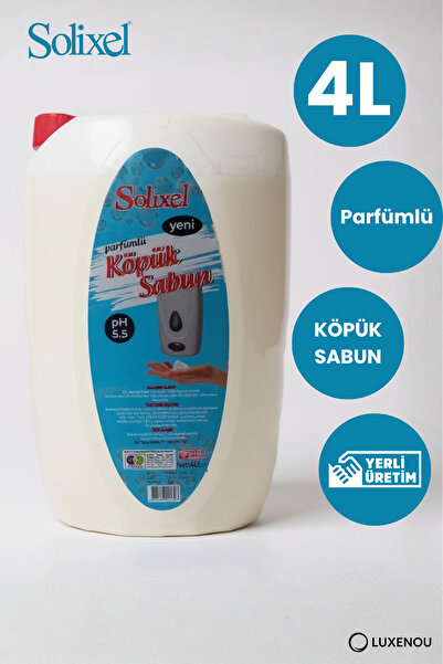 SOLİXEL Sıvı Köpük Sabun Parfümlü 4 Litre