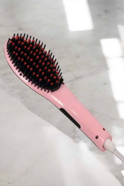 Khayra Hair Straightener Comb Heat Adjustable Anti-Frizz Straightening Blow Dryer Comb - Eszaoc9797-8