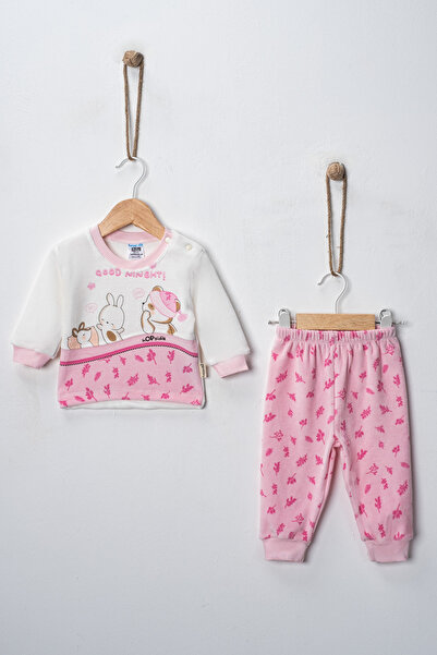 Hoppidik مجموعة بيبي جود نايت يابراك مطبوع 3-6-9 أشهر للجنسين من القطيفة للأط...