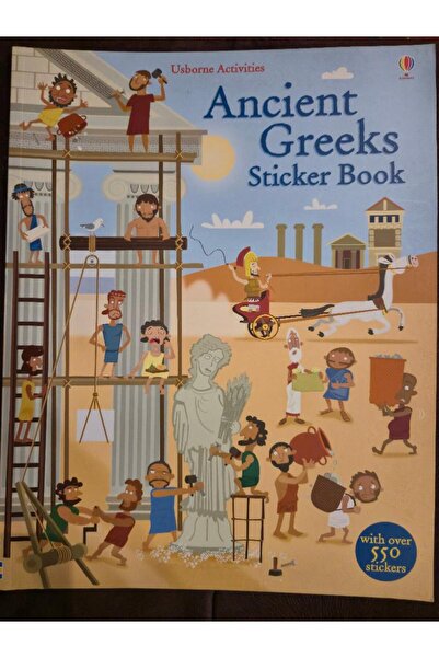 Usborne Publishing Ltd Ancient Greeks Sticker Book (Usborne Sticker Books) Carte cu stickere grecia antica