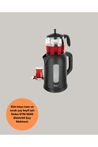 toyigoo Sinbo Stm 5840 Electric Tea Maker 1800 Watt 17 Liters - Tygo9711-6249