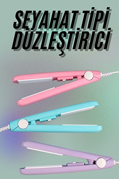 lowell home مكواة صغيرة مسطحة بطبقة سيراميك من نوع السفر مضادة للكهرباء - LOH...