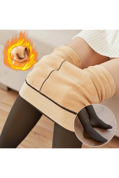 Gymmag Thickened Winter Thermal Tights for Women, Sock Type, 55kg-90kg