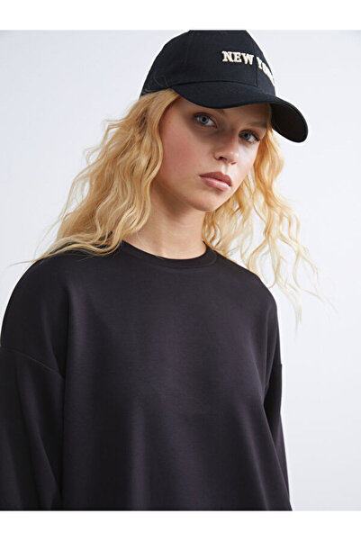 LC Waikiki طاقم الرقبة البلوز المرأة كبيرة الحجم