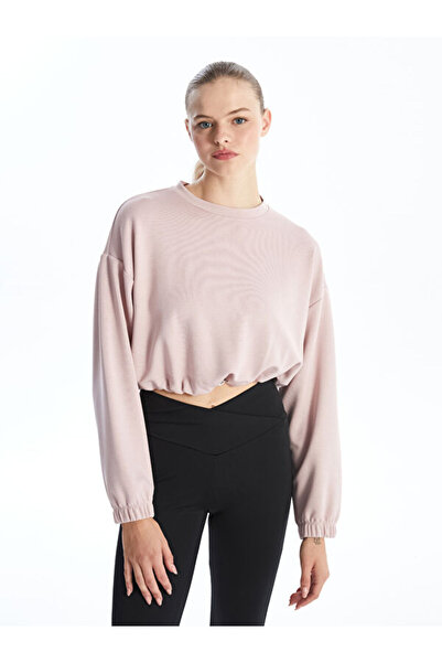 LC Waikiki Γυναικείο φούτερ Crew Neck Plain Oversize