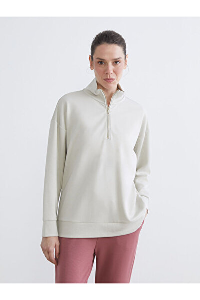 LC Waikiki Women's Stand Collar Sweatshirt