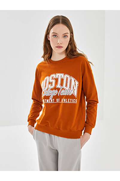 LC Waikiki Crew Neck Printed Women's Sweatshirt