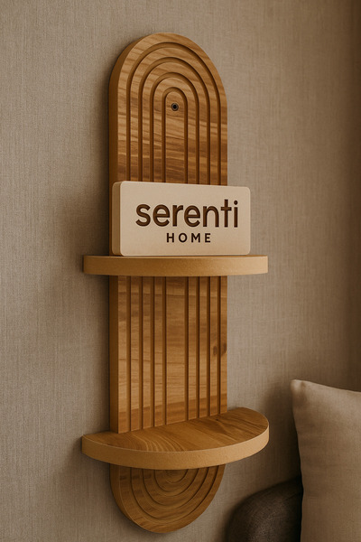 Serenti Home Dekoratif Duvar Rafı (54x15 cm)