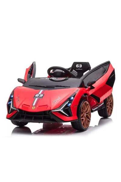 Baby Star Star Kids 12V Dual-Motor Luxury Sports Electric Ride-On Car with Remote and LED Lights