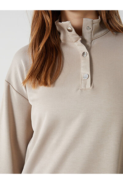 LC Waikiki Women's Stand Collar Sweatshirt