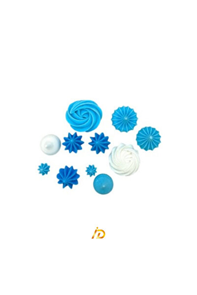 Ingrediente Dulci 2G Impex – Edible decoration – Assorted mini marshmallows (white and blue) – 11pcs