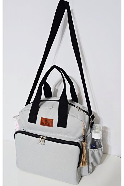 USF Mother Baby Care Backpack, Hand Shoulder Bag Organizer Functional Thermal Baby Bottle Bag with Compartments