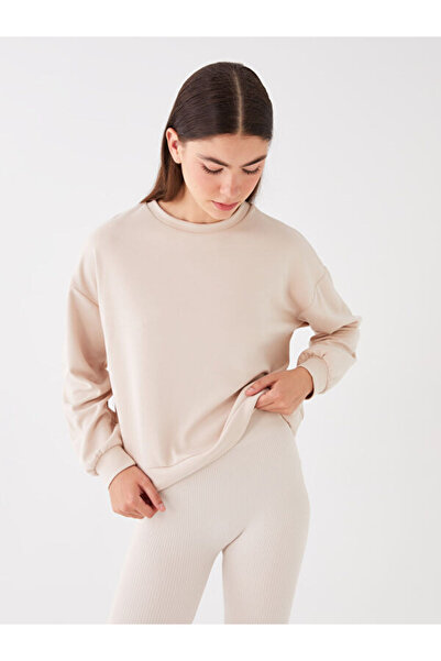 LC Waikiki طاقم الرقبة المعتاد البلوز المرأة سميكة