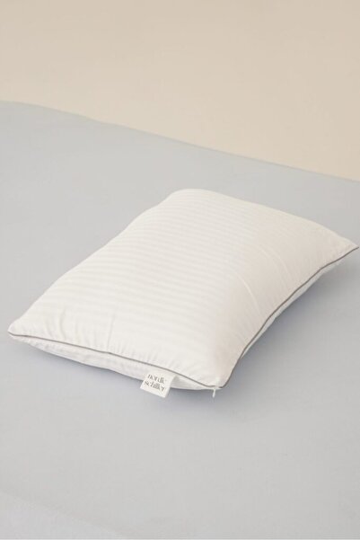 Nordic Schiller Pernă clasică Oppo albă, fabricată din fibră tubulară siliconată