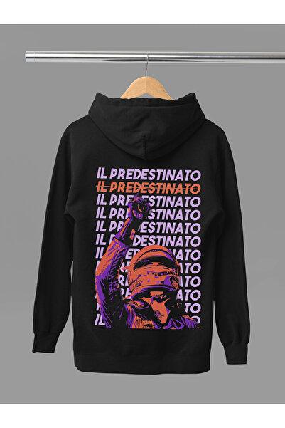 MAGORS Hanorac F1 din bumbac imprimat CHARLES LECLERC, cu mânecă lungă, cu cu...