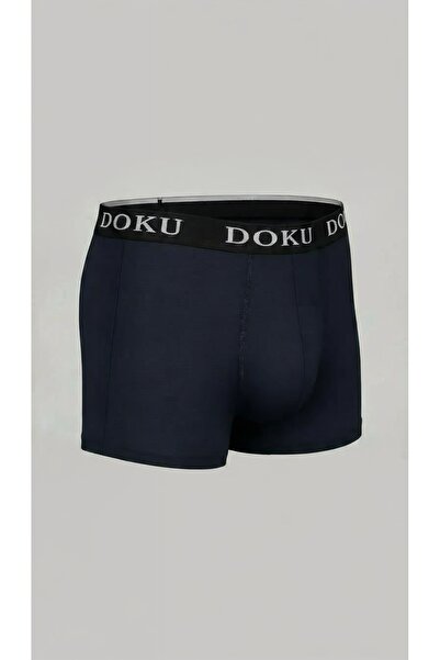 DOKU İÇ GİYİM Cotton Men's Boxer 3-Pack | Regular Fit Stretch Fabric Flexible Boxer