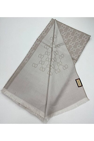 Helyabutik İnce Kumaş G Tema Pamuklu Şal Yün İpek Şal 4 Mevsim Çift Taraflı