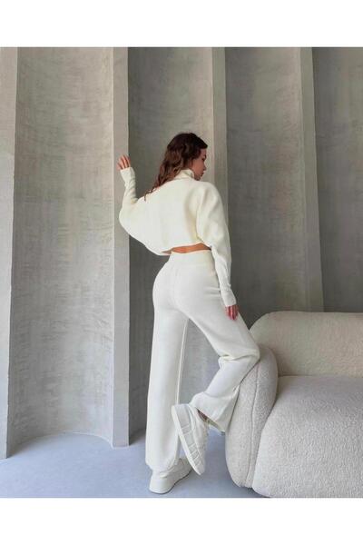 Butik Fisherman Crop Sweater and Pants Knitwear Set